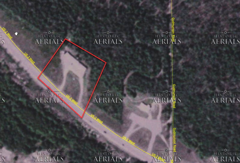 Kent Motel (Kents Motel) - 1981 Aerial (newer photo)